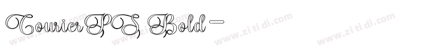 CourierPS Bold字体转换 CourierPS Bold字体转换